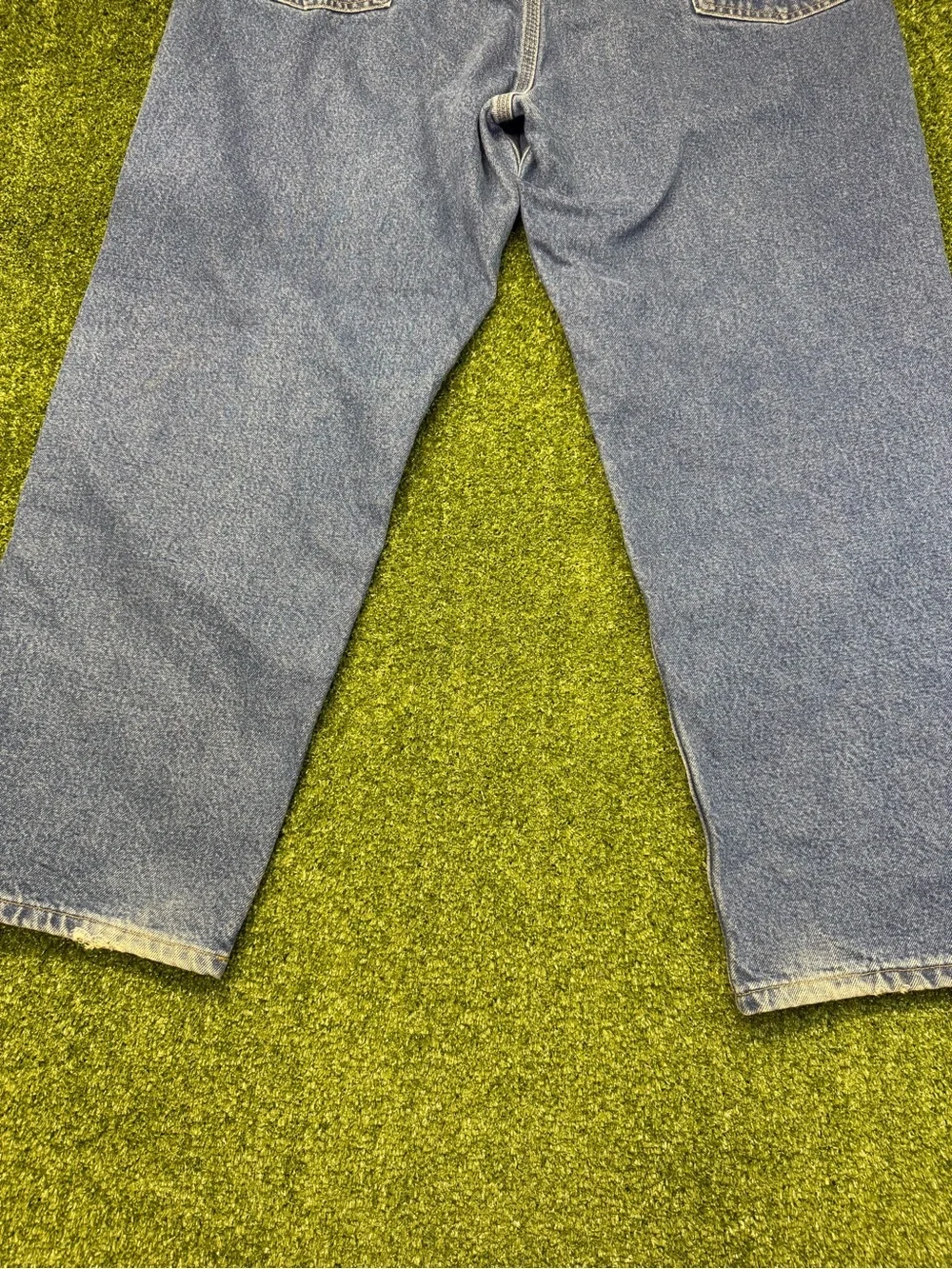 Carhartt B172 Darkstone Relaxed Fit Straight Leg Flannel Jeans Work Pants  40x30